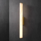 Luxe Marmeren Wandlamp – Minimalistisch Messing LED