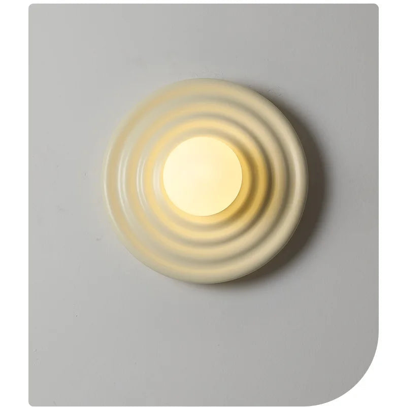 Retro LED Wandlamp Kleurrijk Rond