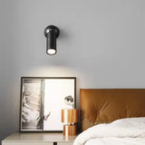 Koperen LED Wandlamp – Moderne Bedlamp, Draaibaar, Goud/Zwart