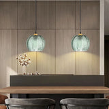 Nordic Hanglamp Glas Groen Bladmotief E27 Modern Woonkamer Slaapkamer