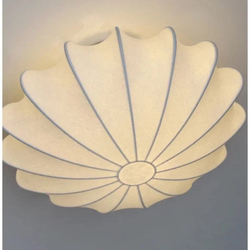 Zijden Plafondlamp – Moderne Opbouwlamp Ø40–80cm E27 LED