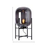 Scandinavische Vloerlamp Glasbol Oda Pulpo Stijl Metaal E27 Modern