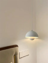 Moderne Nordic Bloemknop Hanglamp – Metaal, LED, E27, Meerdere Kleuren