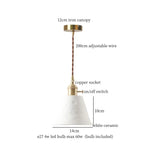 Hanglamp LED Keramiek Wit 4W Nordic Voor Keuken, Woonkamer & Café