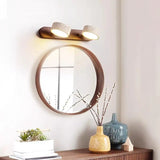 Travertin Wandlamp Rotatie – Natuursteen & Hout LED Bedlamp
