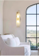 Marmeren Wandlamp – Moderne LED Sconce Zwart/Goud G4 Fitting