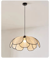 Vintage Lotus Hanglamp Handgeweven E27 Voor Woonkamer & Slaapkamer