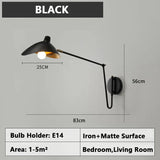 Industriële Wandlamp – Retro Metaal E14 LED Rotatie Sconce