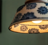 LED Hanglamp Bloem Keramiek – Vintage Voor Woonkamer & Restaurant