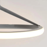 Minimalistische LED Stoffen Hanglamp Rond Voor Eetkamer & Slaapkamer