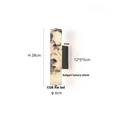 Wabi-Sabi Wandlamp – Bulgari Luxe Steen LED Waterproof Buitenlamp