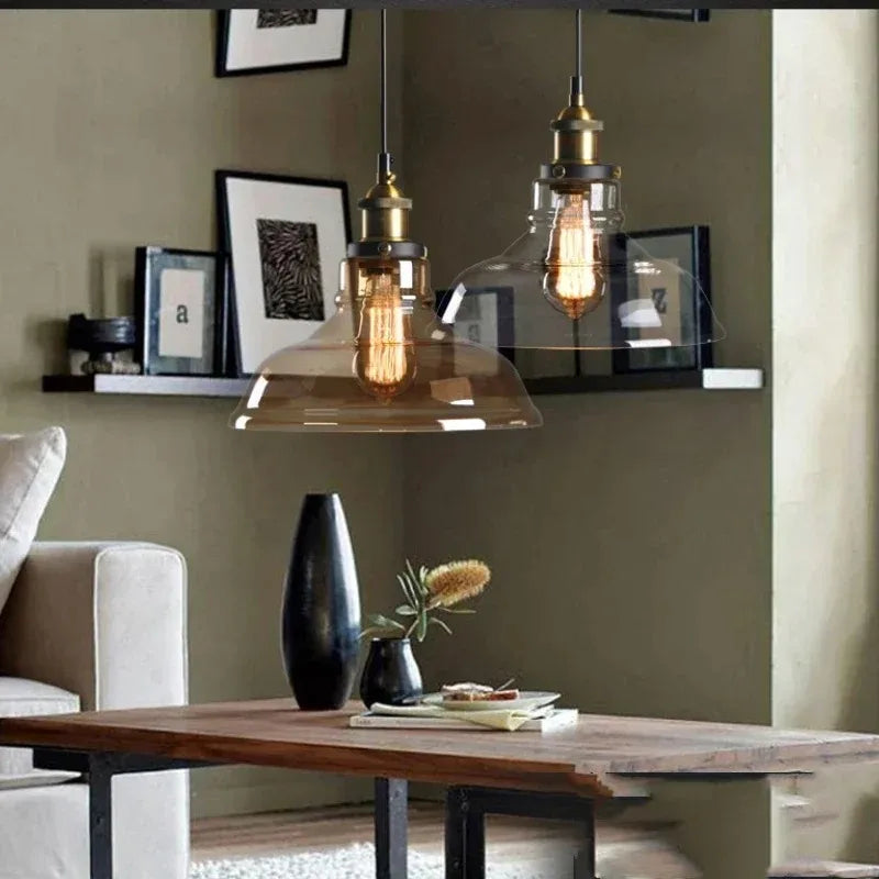 NordicLoom – Moderne Loft Hanglamp met Glas