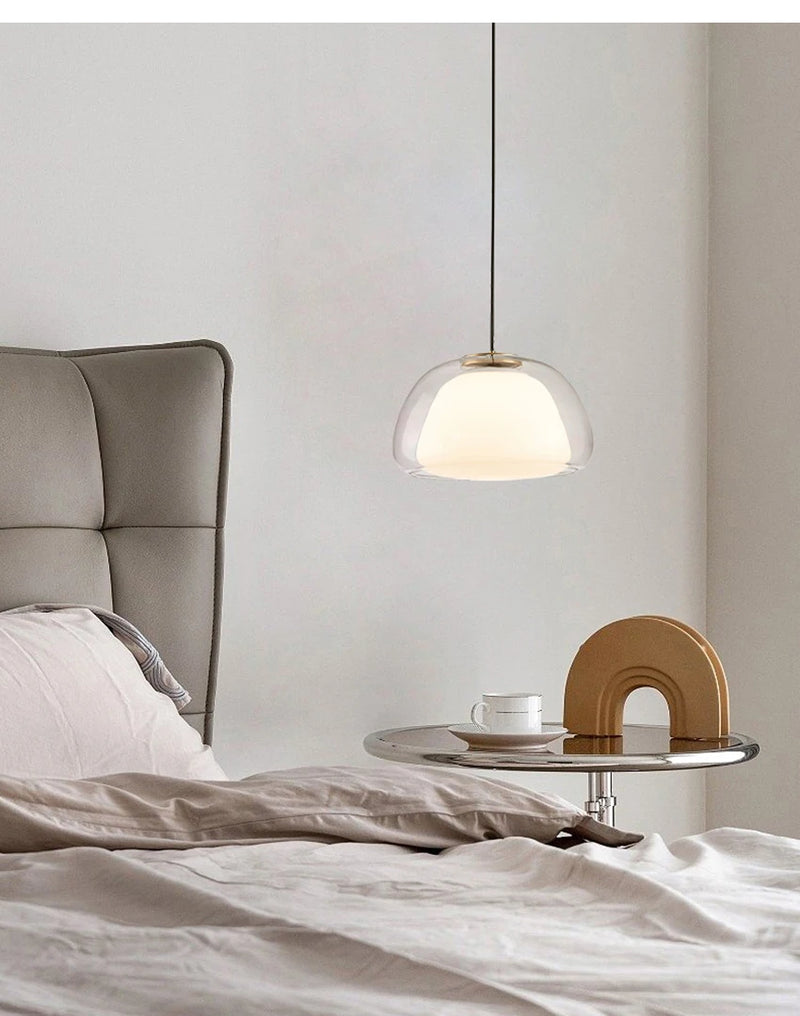 Hanglamp Glas Ø25/40cm Nordic Modern Voor Woon- & Eetkamer
