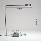 Nordic Minimalistische Vloerlamp – Aluminium LED Bedlamp Hotel Office