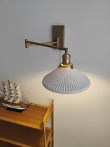 Nordic LED Wandlamp Keramiek – Moderne Sconce met Trekschakelaar