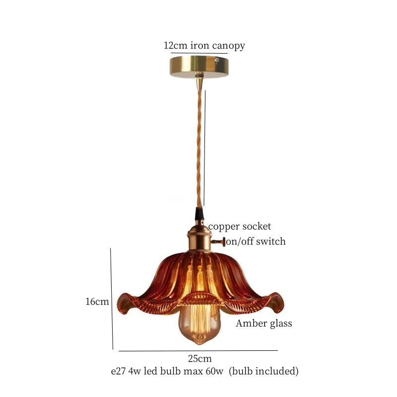 LED Hanglamp Bloem Keramiek – Vintage Voor Woonkamer & Restaurant