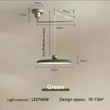 Franse LED Hanglamp – Verstelbare Chrome UFO Plafondlamp 15–30m²