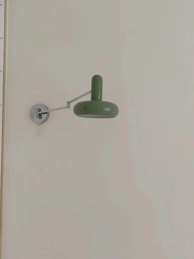 Nordic LED Wandlamp Milky Green – Moderne Wand Sconce met Trekschakelaar