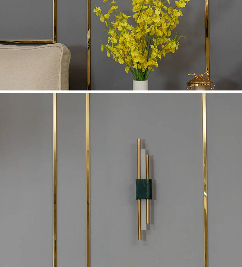 Modern Luxe Marmeren LED Wandlamp