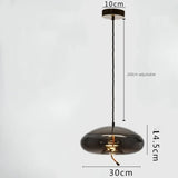 Moderne LED glazen hanglamp – kroonluchter voor woonkamer & keuken