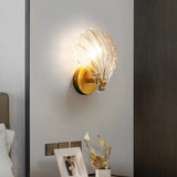 Nordic Glas Shell Wandlamp E14 – Modern Bedlamp voor Slaapkamer & Gang