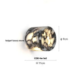 Wabi-Sabi Wandlamp – Bulgari Luxe Steen LED Waterproof Buitenlamp