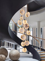 Moderne Marmeren LED Hanglamp – Luxe Slaapkamer & Woonkamer Lamp