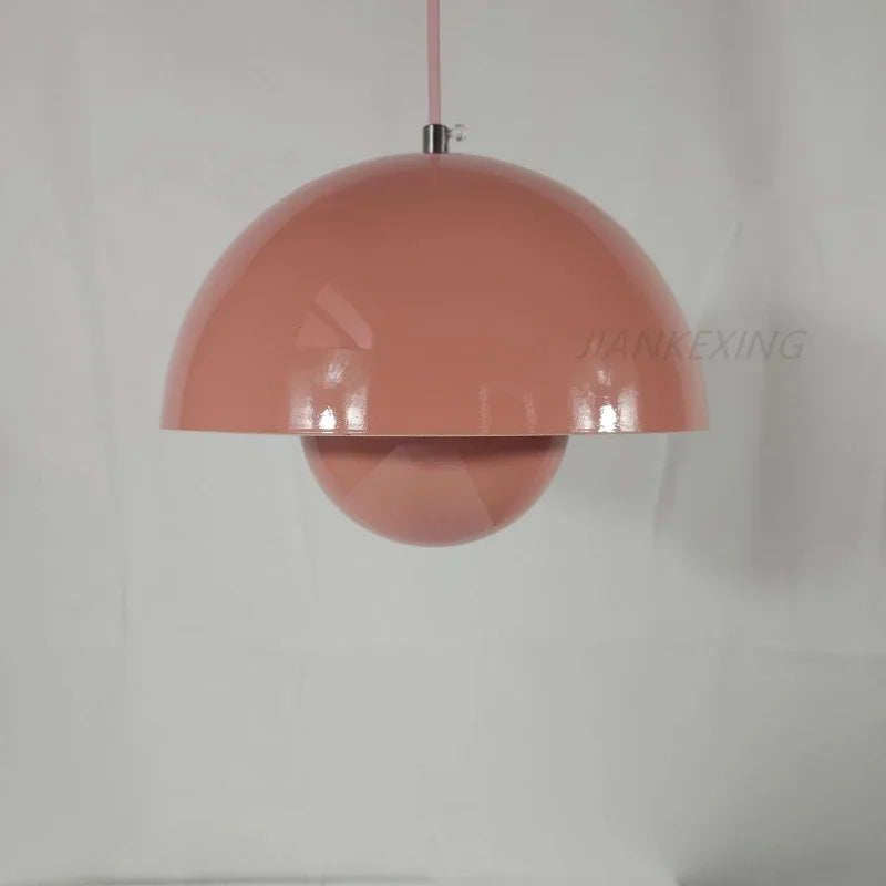 Deense Design Hanglamp – Halfronde Bloemknop LED Pendelarmatuur