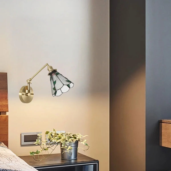 Nordic LED Wandlamp Glas – Verstelbaar, Trekschakelaar, Sfeerverlichting