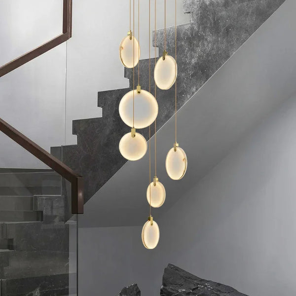 Moderne Marmeren LED Hanglamp – Luxe Slaapkamer & Woonkamer Lamp