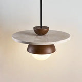 Deense Creatieve LED Hanglamp Walnoothout Voor Slaapkamer & Woonkamer