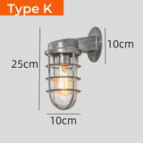 Retro Buiten Wandlamp LED E27 – IP65 Waterdicht Vintage Sconce