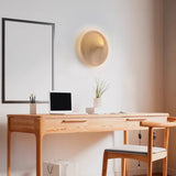Japanse Wabi-Sabi Wandlamp – Houten Designer Slaapkamerlamp