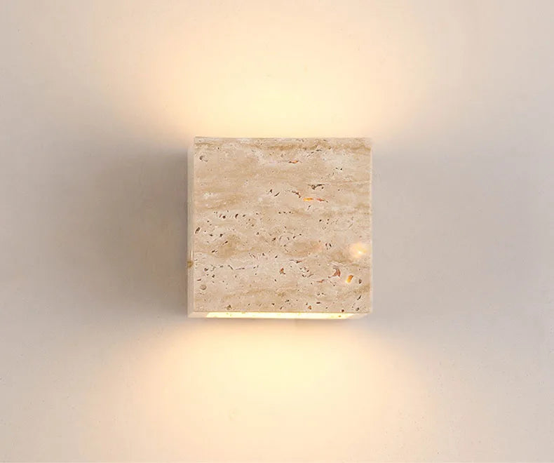 Luxe Marmeren Wandlamp – Stijlvolle LED Verlichting
