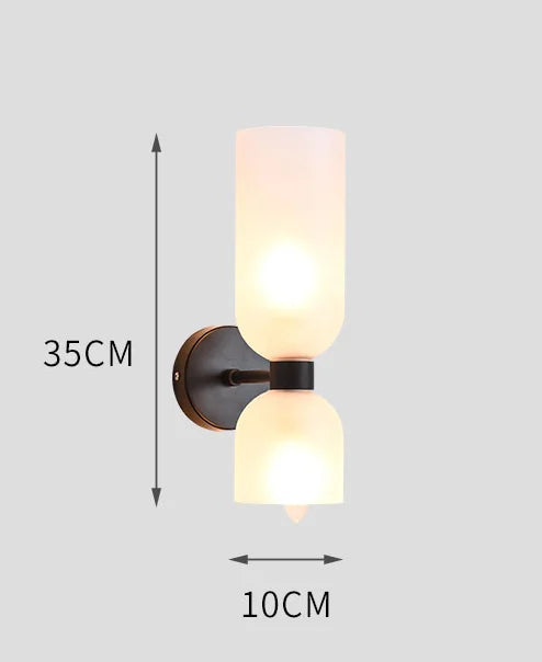 Nordic Wandlamp Glas – Moderne Slaapkamer & Woonkamer Wandverlichting