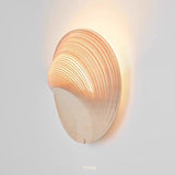 Japanse Wabi-Sabi Wandlamp – Houten Designer Slaapkamerlamp