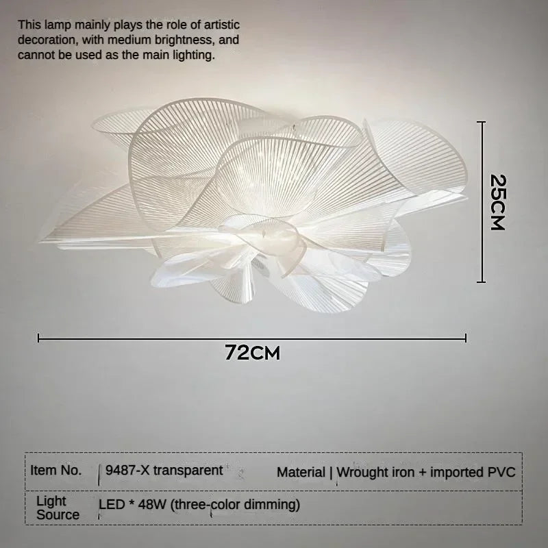 Nordic LED Plafondlamp PVC Zwart/Wit – Moderne Designlamp Slaapkamer