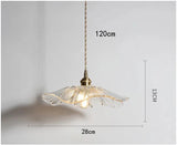 Vintage Bloem Hanglamp Glas E27 Voor Woonkamer, Slaapkamer & Bedside
