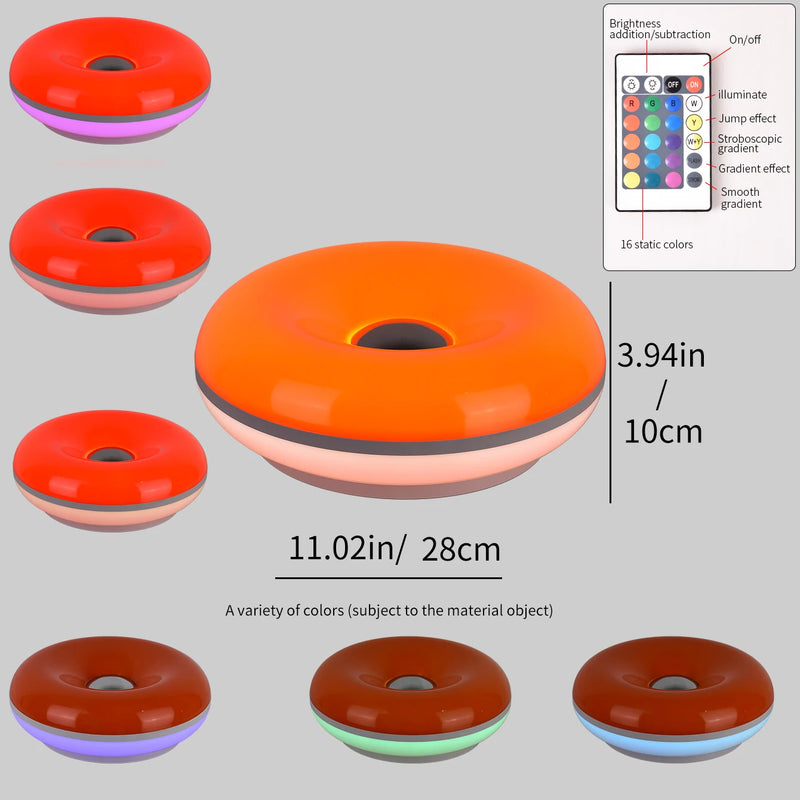 Bauhaus Tafellamp LED USB – Bedlamp Donut Design Nachtlamp