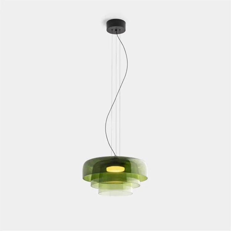 Nordic LED Hanglamp van Glas – Kleurrijke Moderne Plafondlamp