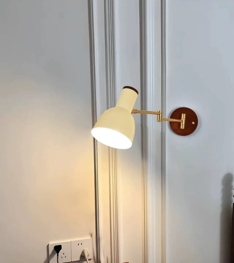 Nordic LED Wandlamp Ivory – Moderne Wandlamp met Trekschakelaar