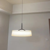 Minimalistische LED Stoffen Hanglamp Rond Voor Eetkamer & Slaapkamer