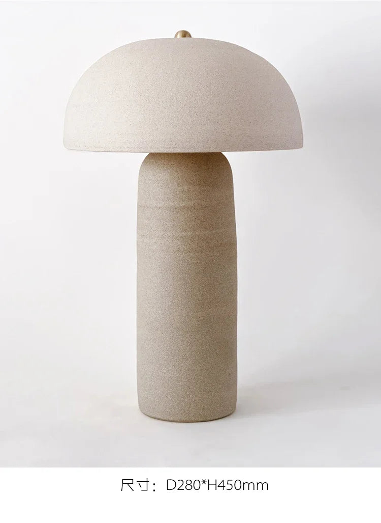 Wabi-Sabi Tafellamp – Japanse Keramiek Potvorm G9 LED Designlamp