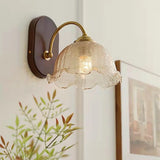 LED Wandlamp Hout & Koper – Vintage Bedlamp voor Woonkamer & Bad