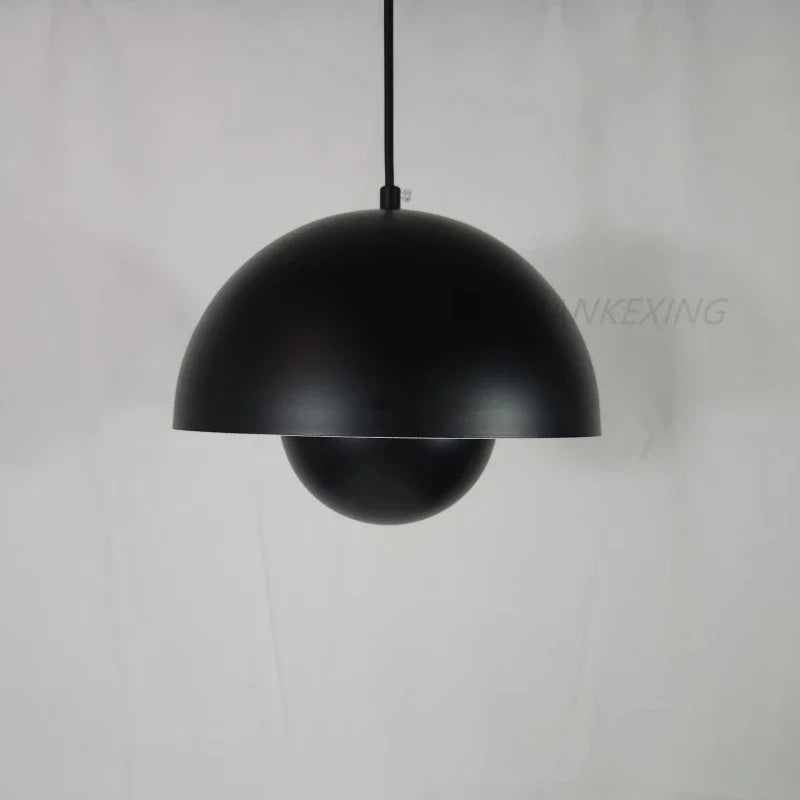 Deense Design Hanglamp – Halfronde Bloemknop LED Pendelarmatuur
