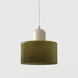 Vintage Kleine Hanglamp Glas-in-Lood – Roze/Oranje/Groen/Wit – E27