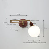 Nordic LED Wandlamp Ivory – Moderne Wandlamp met Trekschakelaar