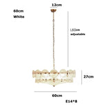 Franse Retro Hanglamp – Luxe Gekleurd Glas LED Pendant Light E14