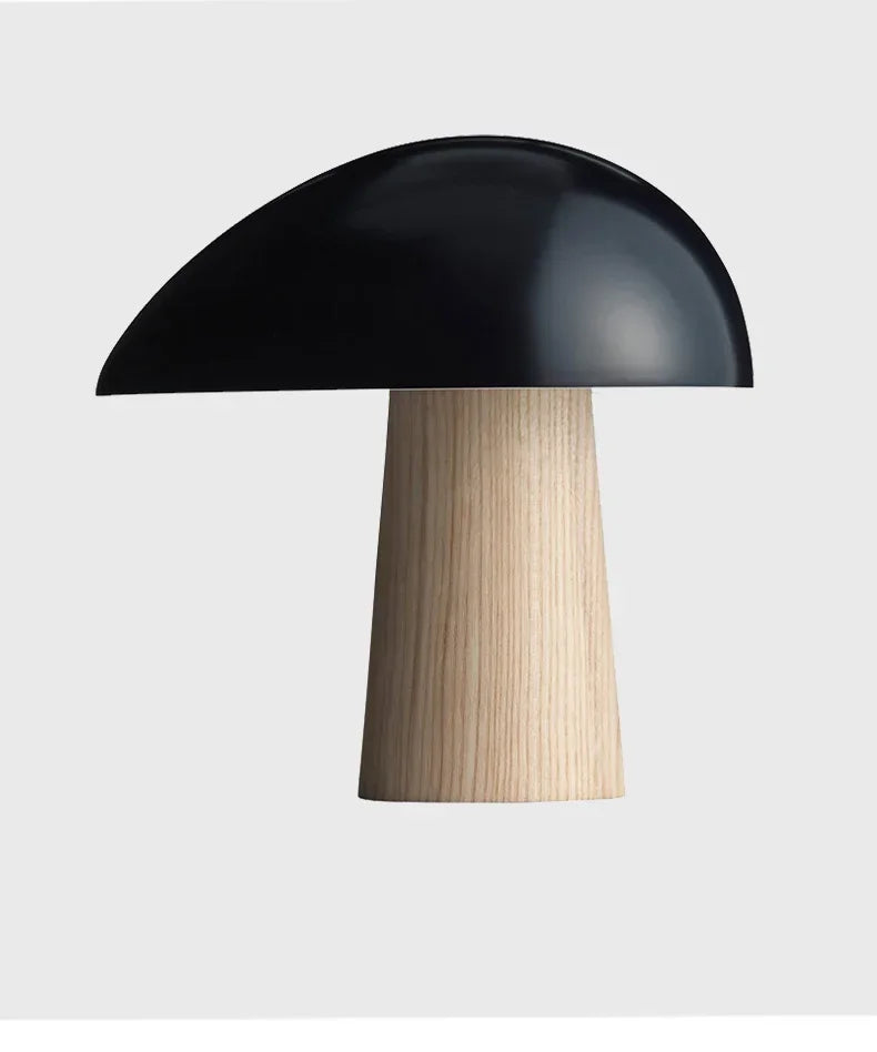 Nordic Tafellamp Klein – Glas & IJzer – LED Bedlampje Touch Switch