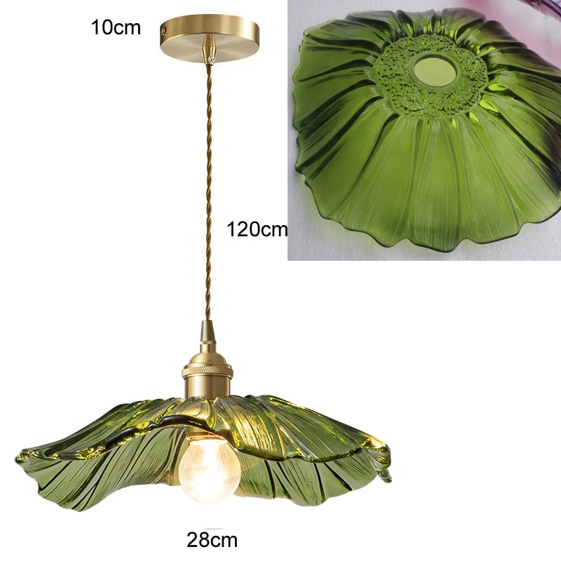 Retro Glazen Hanglamp E27 Voor Woonkamer, Keuken & Eettafel